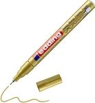 edding 780 Glanzlackmarker - gold - Packung mit 1 Lackmarker - extra-feine Rundspitze