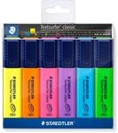 STAEDTLER Textsurfer Classic 364 Textmarker &ndash; 6er, nachf&uuml;llbar | Keilspitze 1&ndash;5