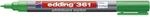 edding 361 Whiteboardmarker - gr&uuml;n - 1 Whiteboard Stift - Rundspitze 1 mm -