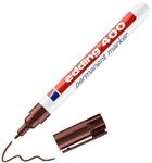 edding 400 Permanentmarker - braun - 1 Stift - feine Rundspitze 1 mm - wasserfest,