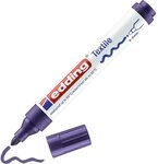 edding 4500 Textilmarker - violett - 1 Stift - Rundspitze 2-3 mm - Textilstifte
