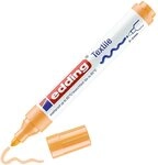 edding 4500 Textilmarker - hell-orange - 1 Stift - Rundspitze 2-3 mm -...