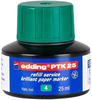 edding PTK 25 Nachfülltinte - grün - 25 ml - mit Kapillarsystem, ideal zum sauberen