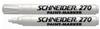 Schneider Schreibgeräte Lackmarker Maxx 270, 1-3 mm, weiss
