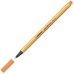 STABILO - Fineliner - point 88 - Einzelstift - Neonfarbe, leuchtfarbenorange