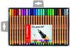 Fineliner - STABILO point 88 - 25er Pack - mit 25 verschiedenen Farben