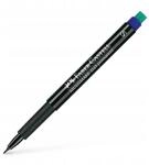 Faber-Castell 152351 - Marker Multimark S, permanent, blau