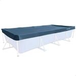 INTEX Poolabdeckung rechteckig (450x220x20 cm) f&uuml;r Frame Pools, Winterabdeckplane