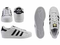 adidas Originals Herren Superstar Foundation Low Top, Weiß White Running White