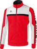 Erima Damen Classic 5-C Trainings Sportsjacke, rot/weiß/schwarz, 34