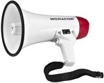 MONACOR Stageline TM-10 Megafon, wei&szlig;