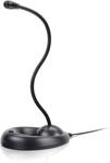 Speedlink LUCENT Flexible Desktop Microphone - Mikrofon f&uuml;r B&uuml;ro/Home, glasklare