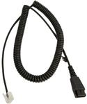 Jabra-Spiral-Anschlusskabel QD auf RJ45, 2 Meter, gewendelt, f&uuml;r den Anschluss...