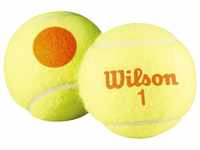 Wilson Tennisbälle Starter Orange für Kinder, gelb/orange, 48er Pack, WRT13730B,