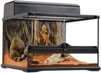 Exo Terra Terrarium aus Glas, mit einzigartiger Front Belüftung, 45 x 45 x 30cm Exo Terra Terrarium aus Glas, mit einzigartiger Front Belüftung, 45 x 45 x 30cm