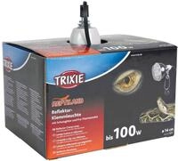 TRIXIE UV-B-Strahlung verst&auml;rkende Klemmlampe f&uuml;r Terrarien mit Schutzgitter,
