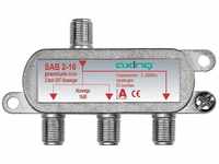 Axing SAB 2-12 2-Fach SAT-Abzweiger mit 12 dB Abzweigdämpfung (5-2400 MHz)