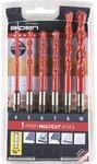ALPEN Hartmetall-Mehrzweckbohrer Set Profi Multicut &oslash; 4-10 mm (5-teilig, mit