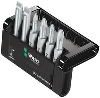 Wera Bit-Sortiment, Bit-Check 6 Universal 1, 6-teilig, 05056474001