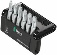 Wera Bit-Sortiment, Bit-Check 6 PZ Universal 1, 6-teilig, 05056471001