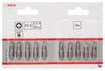 Bosch Professional Bit Extra-Hart f&uuml;r Pozidriv-Kreuzschlitzschrauben (PZ3,...