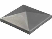 Alberts 866952 Pfostenkappe für Vierkantmetallpfosten | zum Anschweißen | Stahl 
