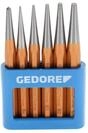 GEDORE Durchtreiber-Satz, 6-teilig, Splinttreiber-Set im PVC-Halter, geh&auml;rtet,