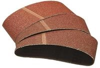 wolfcraft 6 Gewebe-Schleifb&auml;nder 75 x 533 mm I 3103000 I K&ouml;rnung 80 I f&uuml;r Holz und