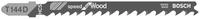 Bosch Professional 5 x Stichs&auml;geblatt T 144 D Speed for Wood (f&uuml;r weiches...