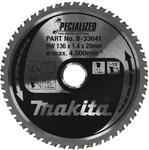 Makita Specialized Saegeblatt, 136 x 20 mm, 50Z, B-33641