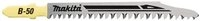 Makita B-06460 Stichs&auml;geblatt B-50 HCS 5 St&uuml;ck, Z&auml;hne 3-fach schr&auml;g geschliffen,