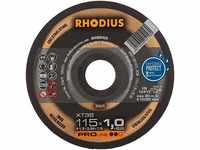 RHODIUS XT38 | 1 Stück Ø 115 mm x 1,0 mm | Trennscheibe Metall | Made in Germany 