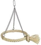 Nobby Cage Toy Sisal Schaukel Ring, Natur, 24 x &Oslash; 18 cm