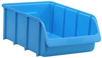 h&uuml;nersdorff Sichtbox / Stapelbox / Lagerbox in Gr&ouml;&szlig;e 5, stapelbar, Farbe: Blau