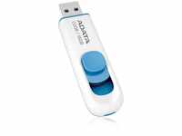 ADATA 16GB USB-Stick C008 Slider USB 2.0 weiss blau