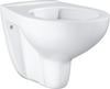 GROHE Bau - Wand-Tiefspül-WC (spülrandlos, 3/6l, für Unterputz-Spülkasten), rund,