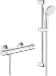 GROHE Grohtherm 800 | Thermostat-Brausebatterie (mit Brausegarnitur 600 mm,