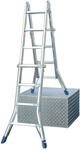 Krause 133953 Aluminium Teleskopleiter Arbeitsh&ouml;he (max.): 5m Aluminium DIN EN 131