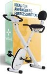 SportPlus Heimtrainer Fahrrad klappbar - Hometrainer klappbar - extra leise f&uuml;r