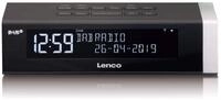 Lenco CR-630 DAB+ Radiowecker - Uhrenradio mit DAB+ und FM - 20 Senderspeicher -