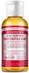 DR BRONNERS Liquid Soap Rose, 60ml