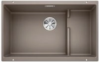 BLANCO SUBLINE 700-U Level | Granitsp&uuml;le aus SILGRANIT tartufo | Einbauart: Unterbau