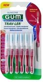 GUM TRAV-LER Interdentalb&uuml;rsten 1,4mm Kerze, pink,6St