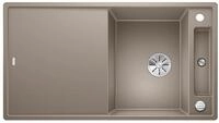 BLANCO AXIA III 5 S | Granitsp&uuml;le aus SILGRANIT tartufo | Einbauart: Einbau von Oben