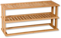 Kesper K&uuml;chenregal mit zwei B&ouml;den Bambus 55 x 20 x 27 cm
