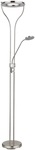 GLOBO LED Deckenfluter EBRO 2-flg nickelfarbig