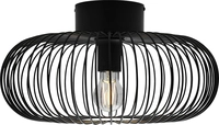nordlux Deckenlampe BERONI Metall &Oslash; 40,3 cm matt Schwarz