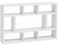 Wandregal 75 x 51 cm Wei&szlig;