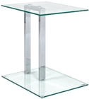 Beistelltisch ARTUR 1 45 x 50 x 35 cm Glas