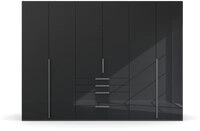 Kleiderschrank PURISMA Graphitgrau/ Glas Graphitgrau